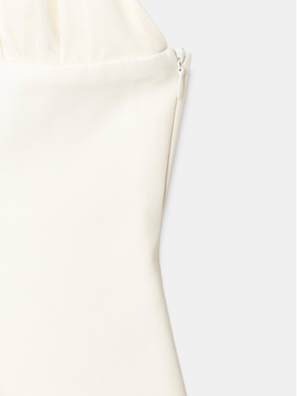 Zara Matching Tulle Halter Top White NWT Size S - Picture 9 of 13